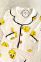 Girls Boys Unisex Luxury Top-Bottom 2-Piece Vibrant Patterned Cotton Pajama Set - 2