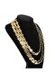 Multi-Necklace with Sequin Details - 4