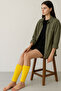 2 Basic Thick Cotton Blend Leg Warmers - 7