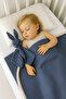 100% Cotton Organic 2-Sided Baby Blanket + Sleeping Companion Gift (90X120 cm) - 2