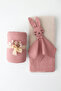 100% Cotton Organic 2-Sided Baby Blanket + Sleeping Companion Gift (90X120 cm) - 3