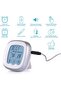 Digital Touchscreen Meat Thermometer with Timer Alert Food Grade Probe for Kitchen Cooking BB - 5