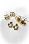 3 Piece Earring Set Heart, Flower, Multiple Models