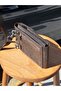 Genuine Leather Phone Bag Crossbody Bag with Shoulder Strap Small Bag with Card Wallet Compartment Brown - 7