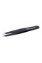 Stainless Steel Slant Tweezer - Eyebrow Tweezers for Women and Men (Black)