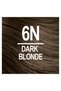 6N Dark Blonde Permanent Hair Color, Ammonia Free, Vegan, Cruelty Free, 100% Gray Coverage - 3