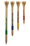 Pride Professional Tee System ProLength Plus Tee, 3-1/4-Inch, 75 Count Bag (Blue on Natural) - 3