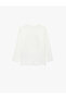 Cotton Long Sleeve Crew Neck Ataturk Printed T-Shirt - 2