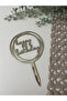 Happy Birthday Cake Topper Cake Toothpick Mirror Plexiglass - 3