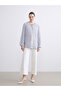 New Season Tie Neck Patterned Blouse - 3