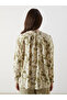 Peak New Season Tie Neck Patterned Blouse - 5