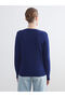 Crew Neck Women's Knitwear Sweater - 5