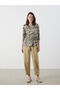 Peak New Season Crew Neck Patterned T-Shirt - 4