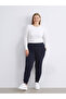 Two Mt Shop Quality Xside Navy Blue Women's Jogger Sweatpants with Elastic Waist - 2