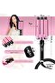 Aleath 3-Barrel Ceramic Curling Iron - Dual Voltage, 1 inch, Adjustable Temperature - 4