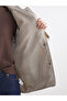 Brown Hooded Oversize Women's Teddy Coat - 4