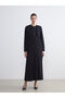 Hakim Collar Button Detailed Long Dress (W5)