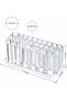 26 Holes Lipstick Organizer, Acrylic Lip Gloss Holder, Lip Gloss Organizer for Makeup Brush Lip - 2