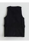 Vizyon New Season V-Neck Women's Jean Vest - 8