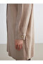 Alita City Lcw Grace Brown Judge Collar Women's Shirt Tunic with a Difference - 6