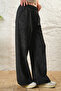 Women's 2 Thread Nevrür Stitched Pocketed Wide Leg Trousers - 6
