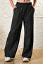 Women's 2 Thread Nevrür Stitched Pocketed Wide Leg Trousers