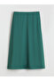 Lcwaikiki Classic L Elastic Waist A-Line Satin Skirt (W5) - 5