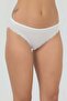 Women's Lace Detailed Thin Striped Panties 10 Pieces Long