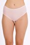 Women's High Waist Thin Striped Bato Panties 5 Pieces