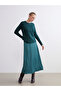 Lcwaikiki Classic L Elastic Waist A-Line Satin Skirt (W5)