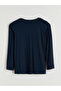 Crew Neck Patterned Women's T-Shirt - 6