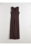 Zero Roba Collar Gathered Waist Fitted Dress from Uzg Store for Style Enthusiasts - 7