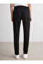 Black Elastic Waist Women's Trousers - 4