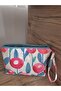 Quilted Watercolor Look Flowers (Makeup Bag/Handbag/Purse-Luggage Organizer) - 2