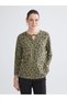 Özmarka New Season Crew Neck Floral Blouse