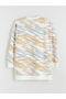 Peak New Season Crew Neck Patterned Women's Sweatshirt Tunic - 6
