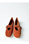 Genuine Leather Women's Tile Suede Ballerinas - Handmade Comfortable Daily Shoes