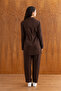 Women's Patterned Shirt and Pants Two-Piece Set - 6