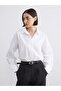 Lcw Vision Ecru Off-Shoulder Oversize Women's Shirt