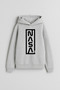 Nasa Astronaut Printed Boys Girls Children's Gray Hooded Hoodie Sweatshirt Hoodie