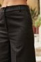 Women's High Waist Side Pockets Wide Leg Palazzo Lightweight Stretchy Fabric Pants-Black Line - 6