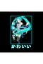 Hatsune Miku Anime Printed Unisex 100% Cotton Black Crew Neck Sweatshirt - 2