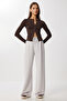 Wide Leg Modal Sweatpants Lub0070 Gray - 2