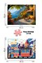 4 Pcs 1000 Piece Puzzle - Sunny Terrace and Istanbul and Eyfel Tower and Ataturk - 2