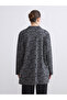 Polo Neck Patterned Women's Cardigan - 4