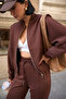 Seamed Zipper Detail 2-Thread Tracksuit Set - 3