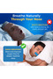 Mouth Tape for Sleeping – 30 Sleep Strips, Hypoallergenic Snore Reducing & Anti-Snoring Aid, Blue - 3