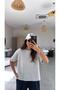 Light Gray Soft Short Sleeve Knitwear - 4