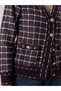 Vizyon New Season V-Neck Plaid Women's Cardigan - 3