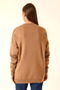 Crew Neck Heart Patterned Winter Knit Sweater - 6